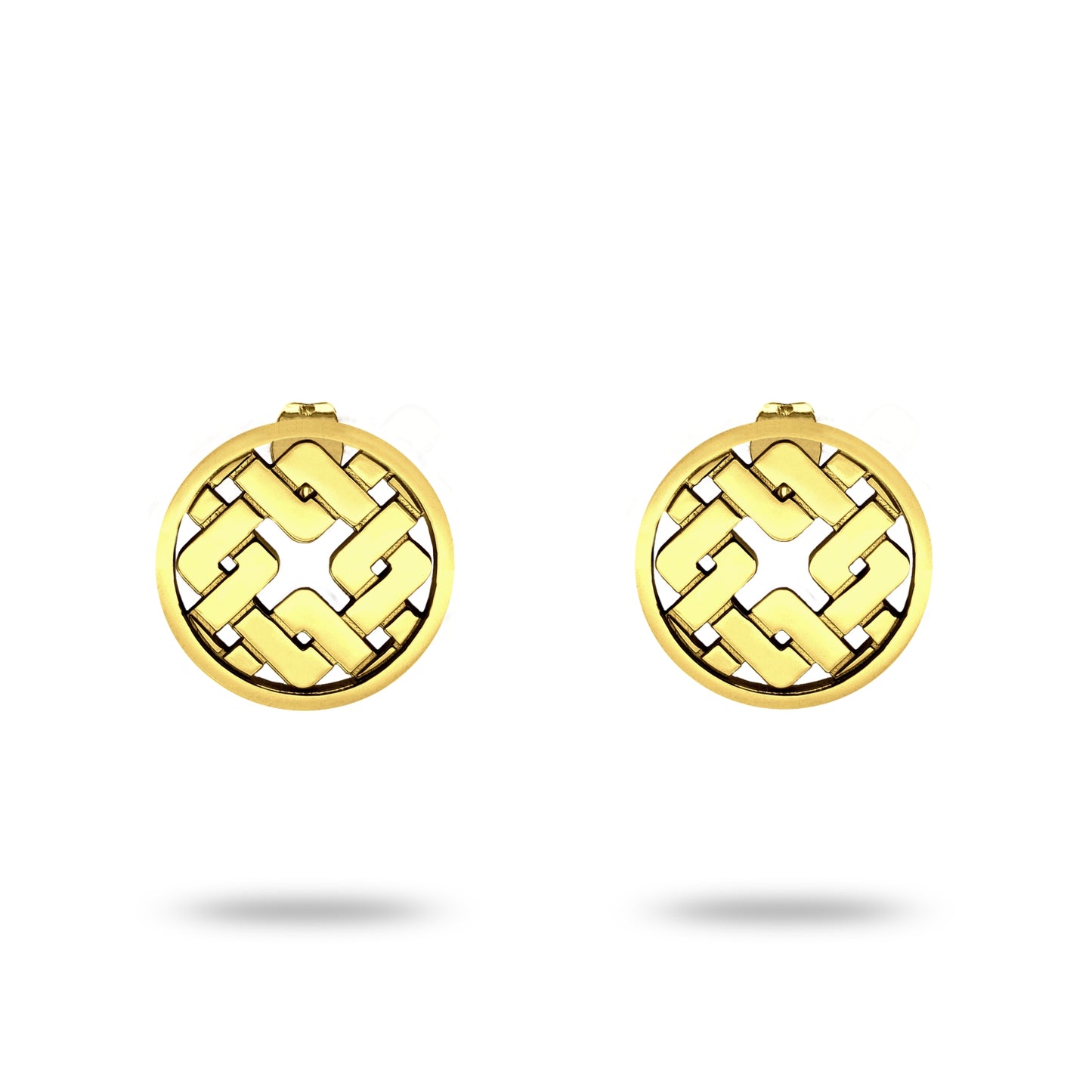 Boucles d'oreilles petite modèle Clodius finition or
