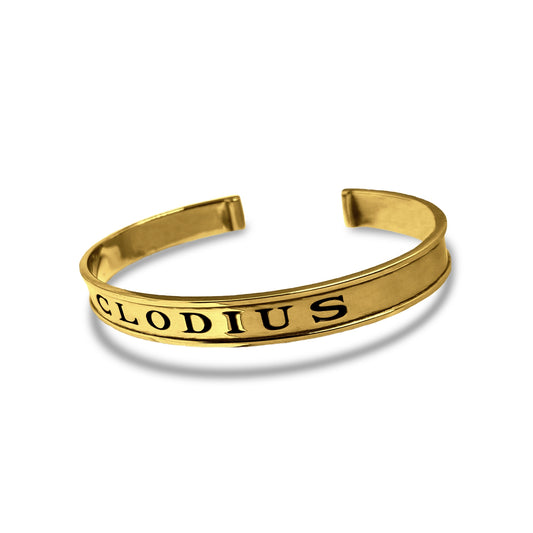 Bracelet jonc clodius finition or