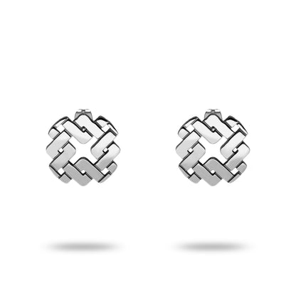 Boucles d'oreilles petite modèle Armurus finition palladium