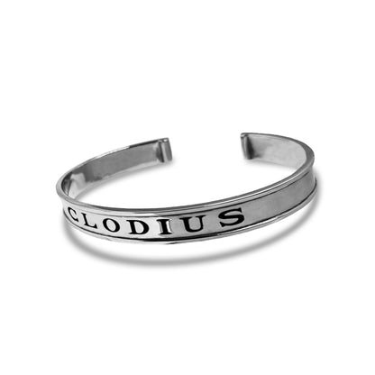 Bracelet jonc clodius finition palladium