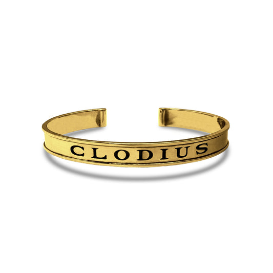 Bracelet jonc clodius finition or