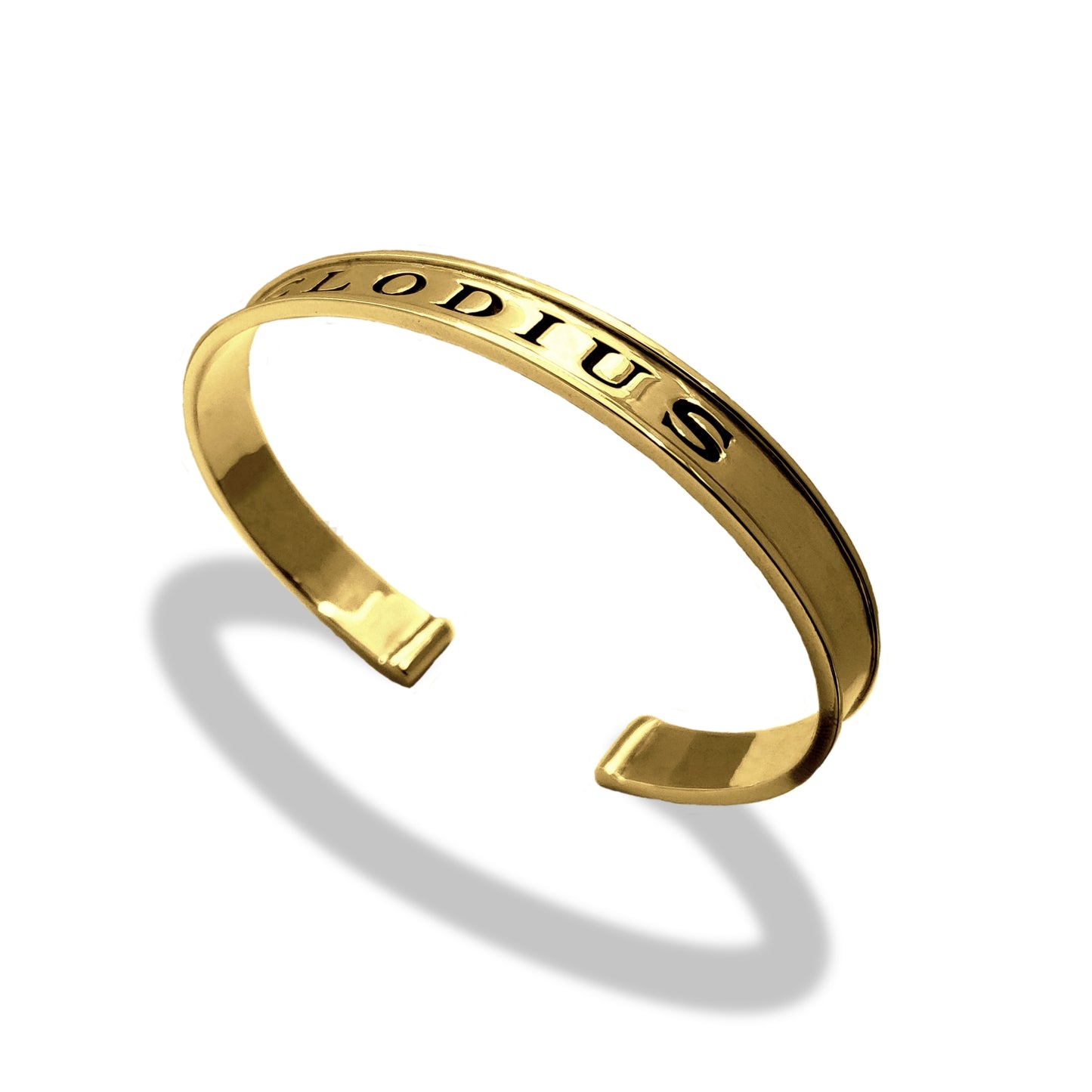 Bracelet jonc clodius finition or